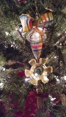 Adornament - Christmas Gear with Christmas Tree