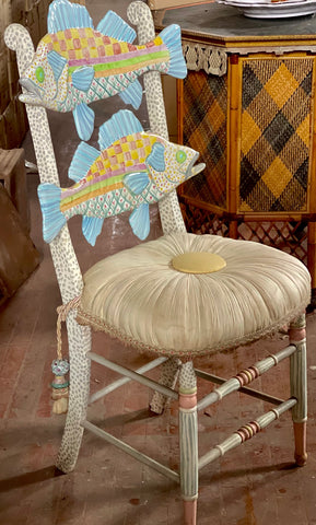 Mackenzie-Childs Fish Chair